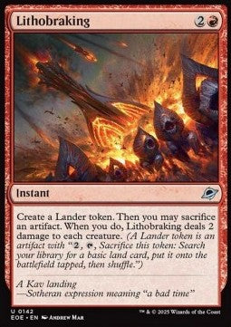 Lithobraking