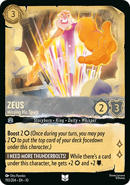 Zeus - Missing His Spark