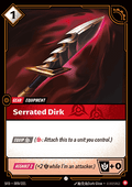 Serrated Dirk