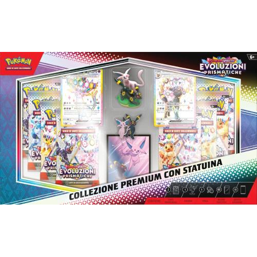 POKEMON - EVOLUZIONI PRISMATICHE - COLLEZIONE PREMIUN CON STATUINA (ITA)