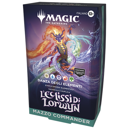 MAGIC THE GATHERING - L'ECLISSI DI LORWYN - MAZZO COMMANDER - DANZA DEGLI ELEMENTI (ITA)