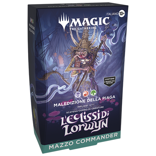 MAGIC THE GATHERING - L'ECLISSI DI LORWYN - MAZZO COMMANDER - MALEDIZIONE DELLA PIAGA (ITA)