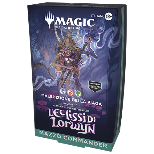 MAGIC THE GATHERING - L'ECLISSI DI LORWYN - MAZZO COMMANDER - MALEDIZIONE DELLA PIAGA (ITA)