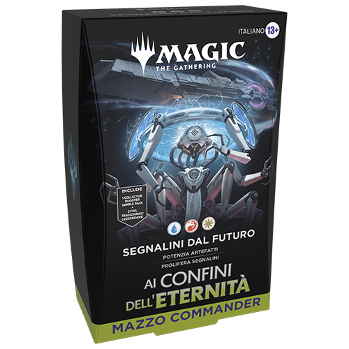 MAGIC THE GATHERING - AI CONFINI DELL'ETERNITÀ (EDGE OF ETERNITY) - MAZZO COMMANDER - SEGNALINI DAL FUTURO (ITA)