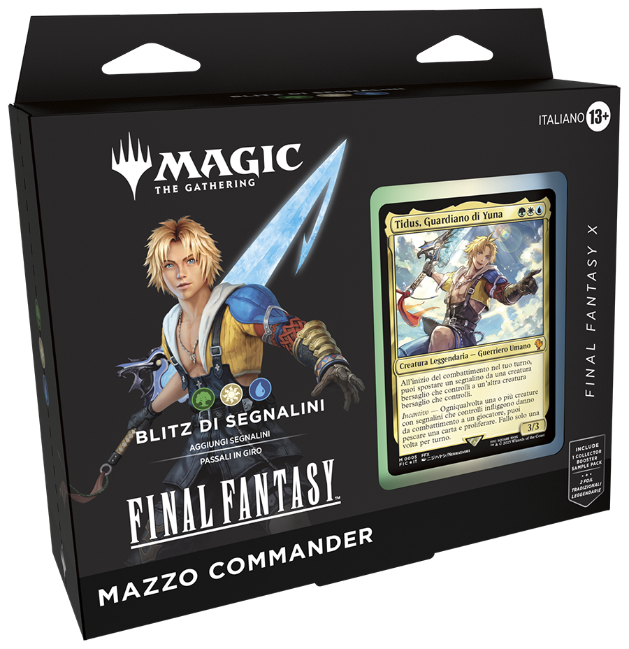 MAGIC THE GATHERING - FINAL FANTASY - MAZZO COMMANDER - BLITZ DI SEGNALINI
