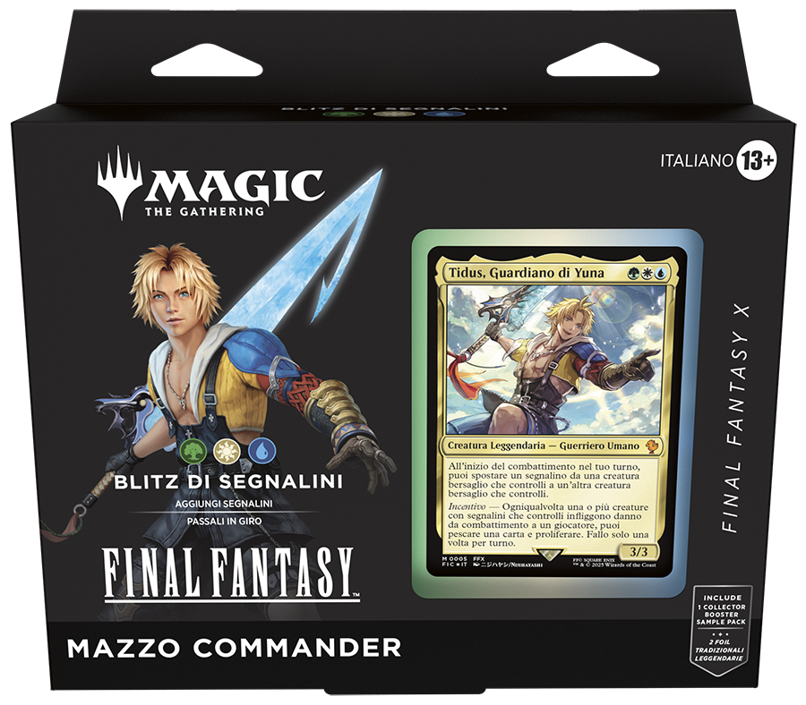 MAGIC THE GATHERING - FINAL FANTASY - MAZZO COMMANDER - BLITZ DI SEGNALINI