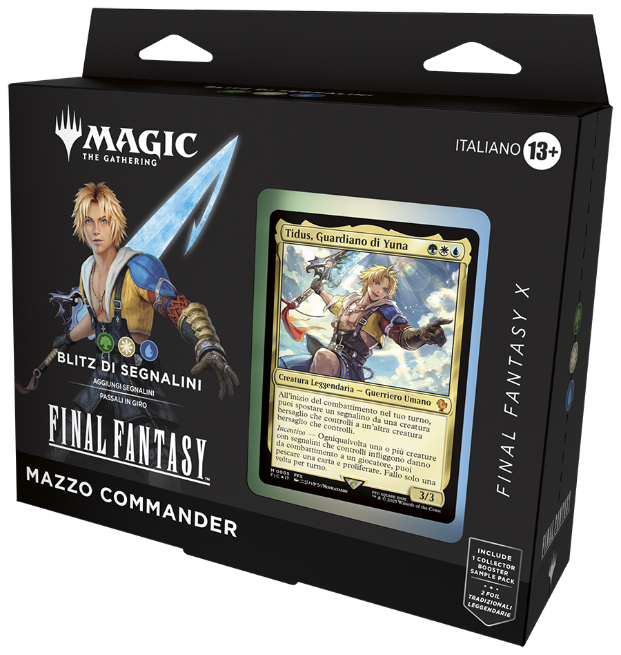 MAGIC THE GATHERING - FINAL FANTASY - MAZZO COMMANDER - BLITZ DI SEGNALINI