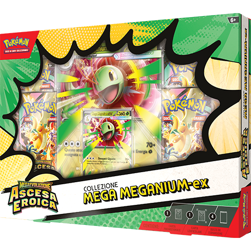 POKEMON - ASCESA EROICA - COLLEZIONE MEGA MEGANIUM-EX (ITA)