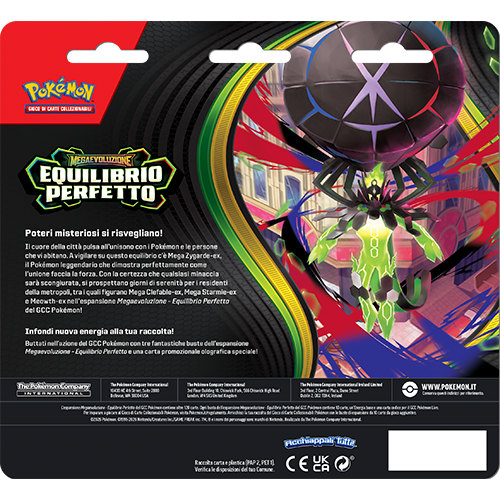 POKEMON - EQUILIBRIO PERFETTO - BLISTER 3 PACCHETTI - CHIKORITA (ITA)