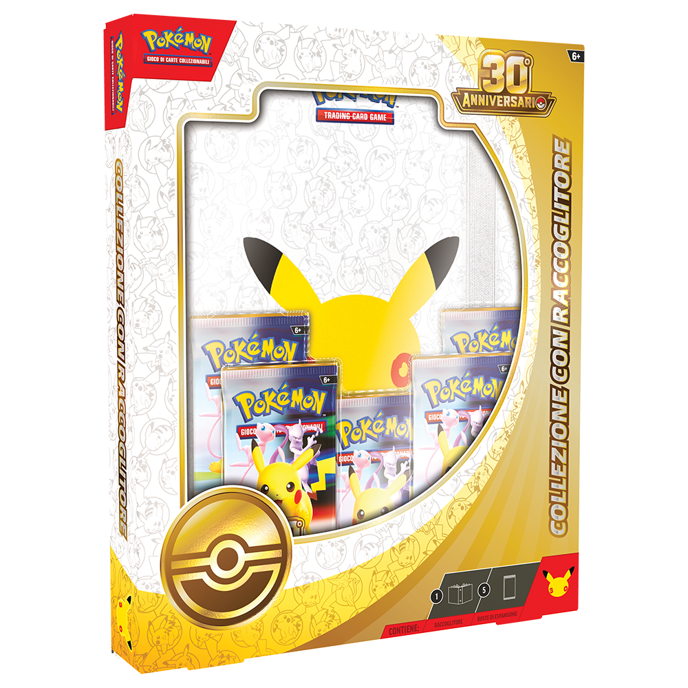 POKEMON - 30° ANNIVERSARIO - COLLEZIONE CON RACCOGLITORE (ITA)