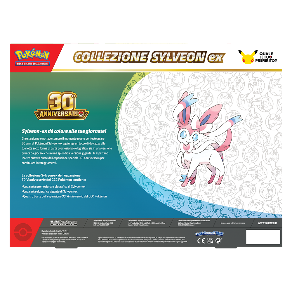POKEMON - 30° ANNIVERSARIO - COLLEZIONE SYLVEON-EX (ITA)