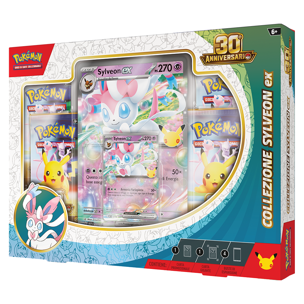 POKEMON - 30° ANNIVERSARIO - COLLEZIONE SYLVEON-EX (ITA)