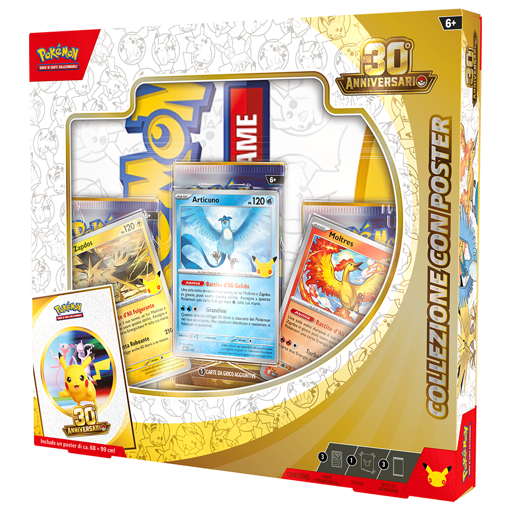 POKEMON - 30° ANNIVERSARIO - COLLEZIONE CON POSTER (ITA)