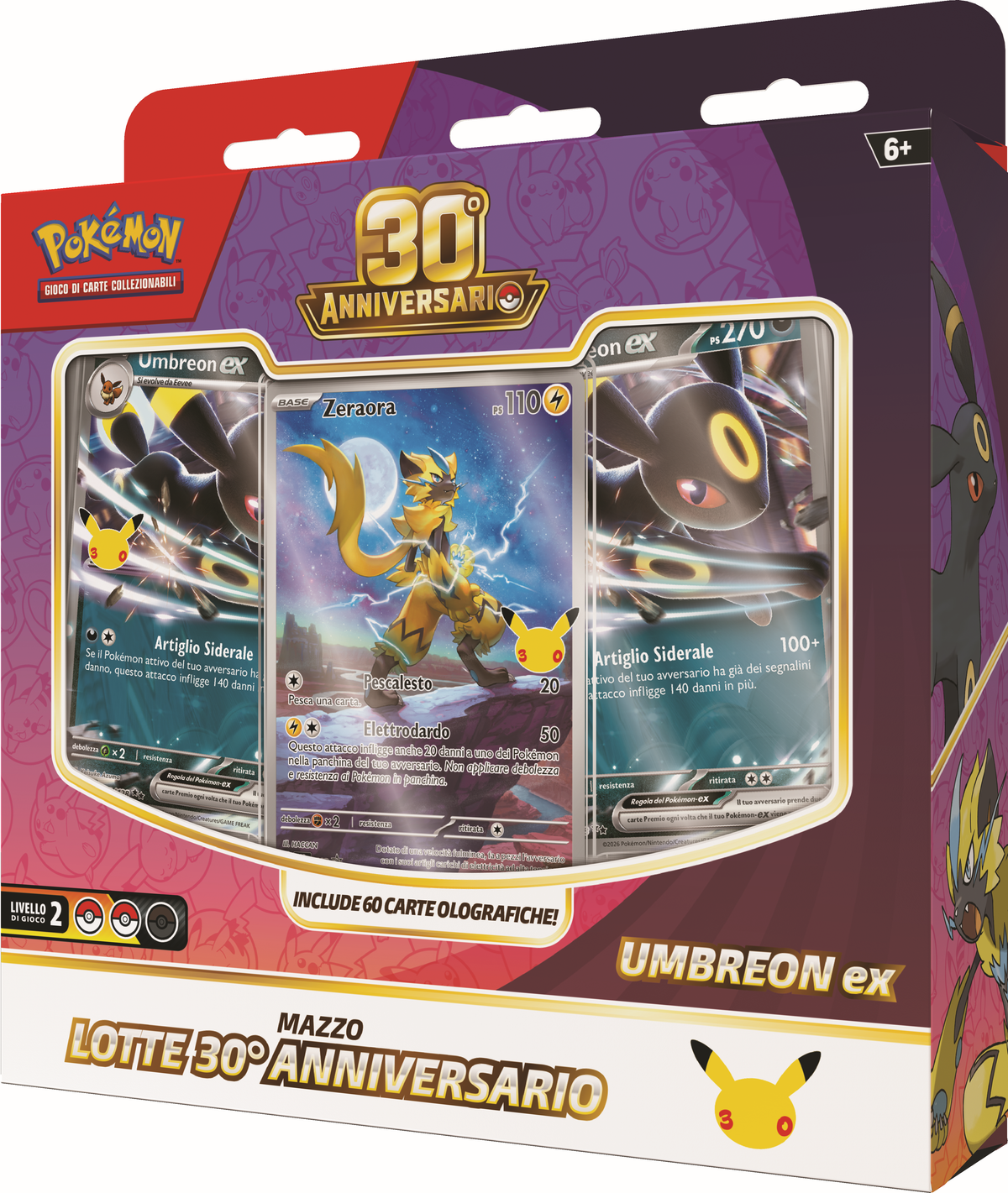 Pokémon - 30° Anniversario -  Mazzo lotte Umbreon-ex (ITA)