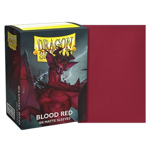 AT-11050 - 100 BUSTINE MATTE STANDARD SIZE - BLOOD RED