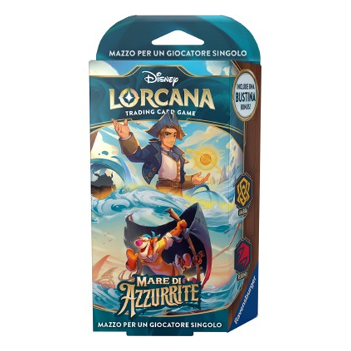 LORCANA - MARE DI AZZURRITE - STARTER DECK AMBRA/RUBINO (ITA)