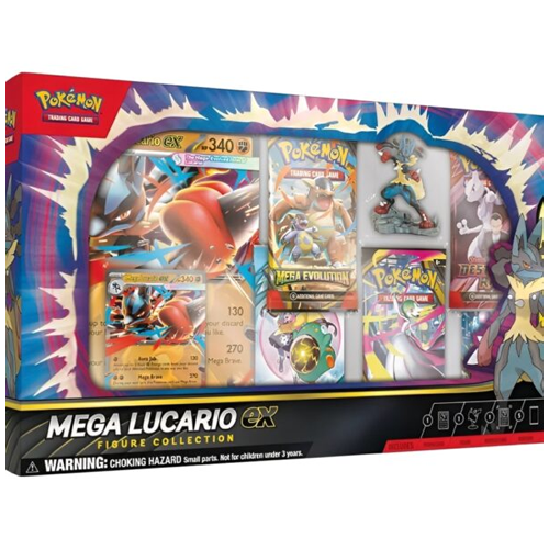 POKEMON - COLLEZIONE CON STATUINA MEGA LUCARIO-EX (ITA)